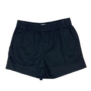Everlane The Easy Elastic Waist‎ Shorts Womens 10 Black High Waisted Vacation